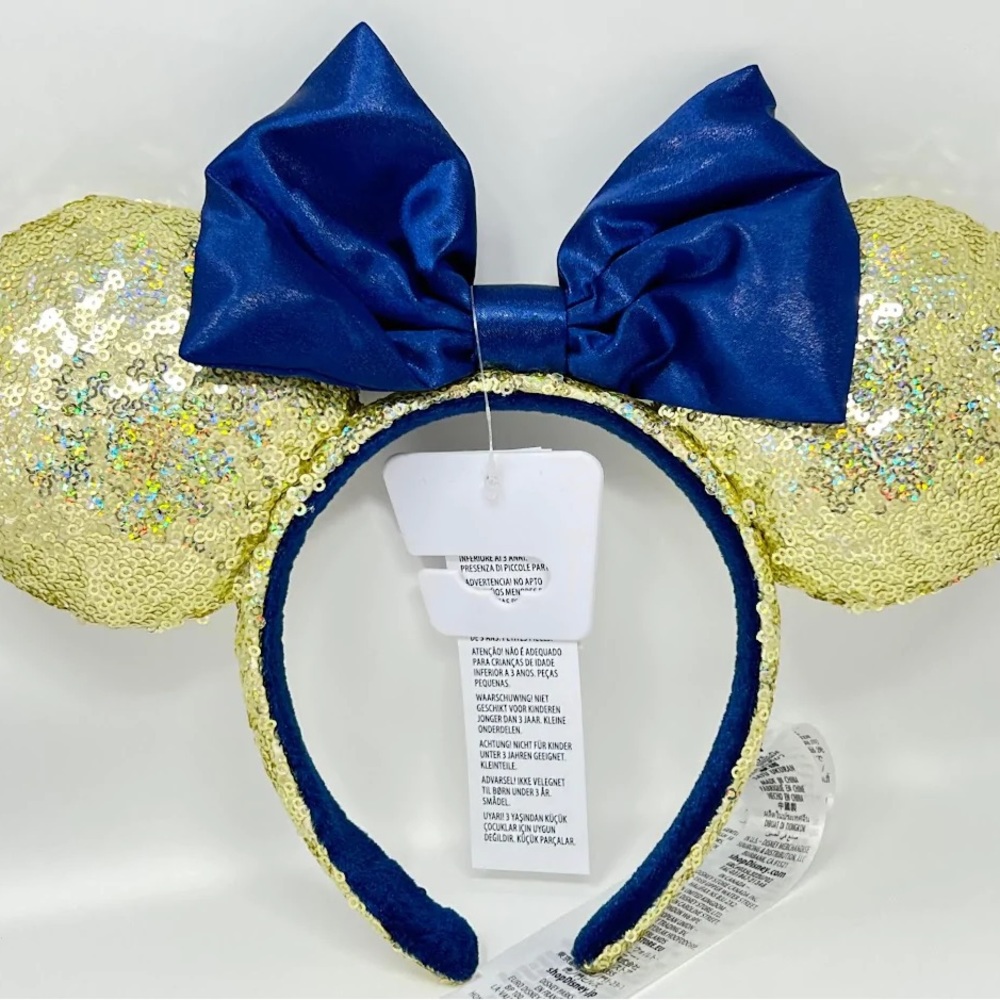Walt Disney World Minnie Mouse 50th Anniversary Earidescent Ears Headband